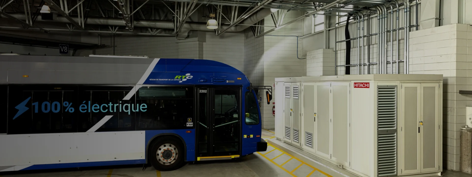 Hitachi Energy est le moteur de la révolution de l'autobus électrique au Québec grâce à un système de recharge intelligent pour véhicules électriques